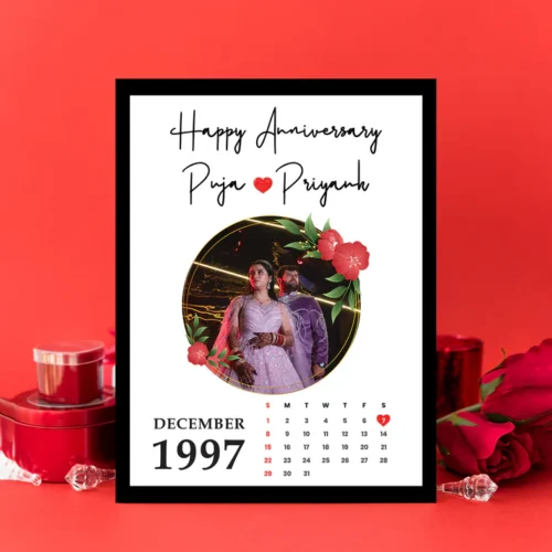 Anniversary design calendar new