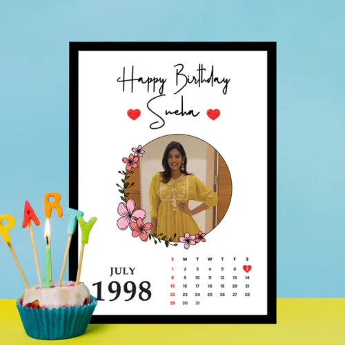 Birthday design Calendar ( 1Pic )